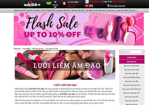 Review top 5 website đồ chơi tình dục uy tín là Shopkiss.vn