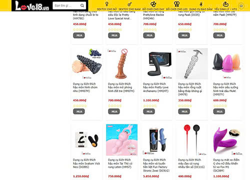 Review top 5 website đồ chơi tình dục uy tín nhất là Love18.vn